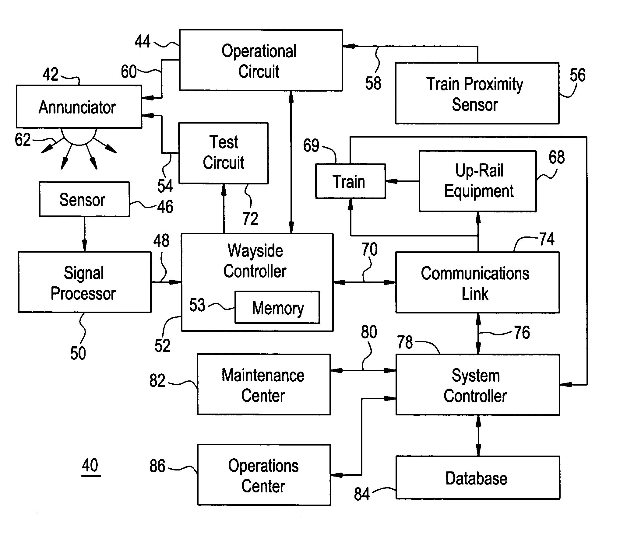 Apparatus and method for monitoring the output of a warning or indicator light