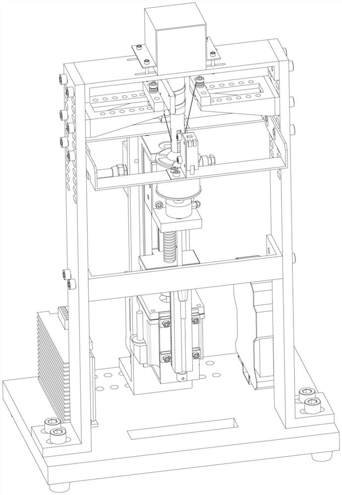 A self-sensing elastic energy storage and ejection release test device for superelastic memory alloy wire