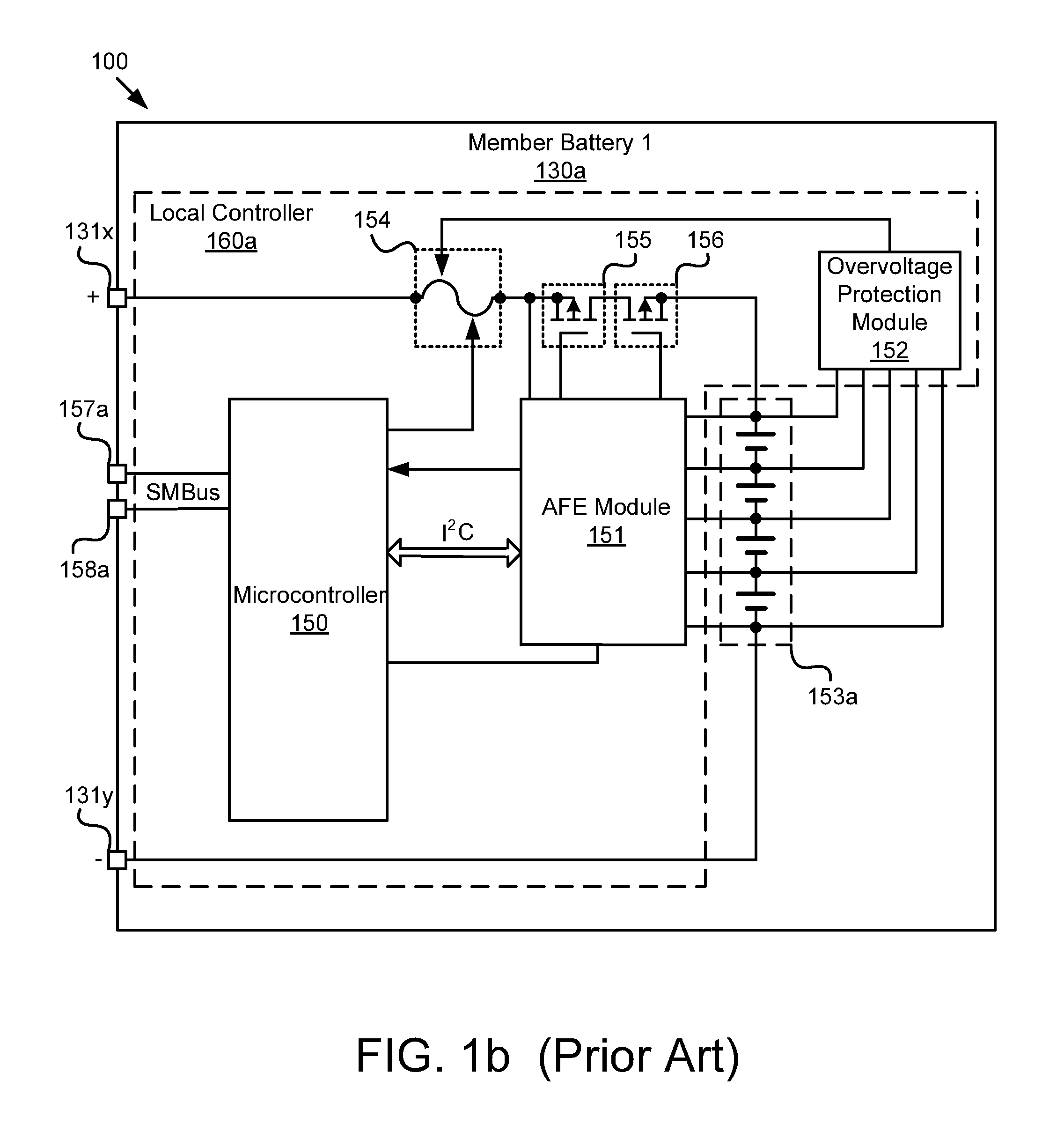 Uninterruptible battery power for electric motor vehicle