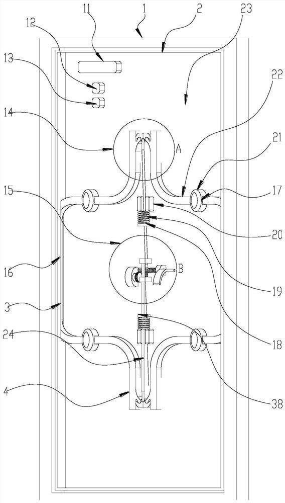 An explosion-proof door assembly