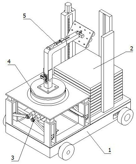 External hanging type external wall insulation board installation equipment of energy-saving building