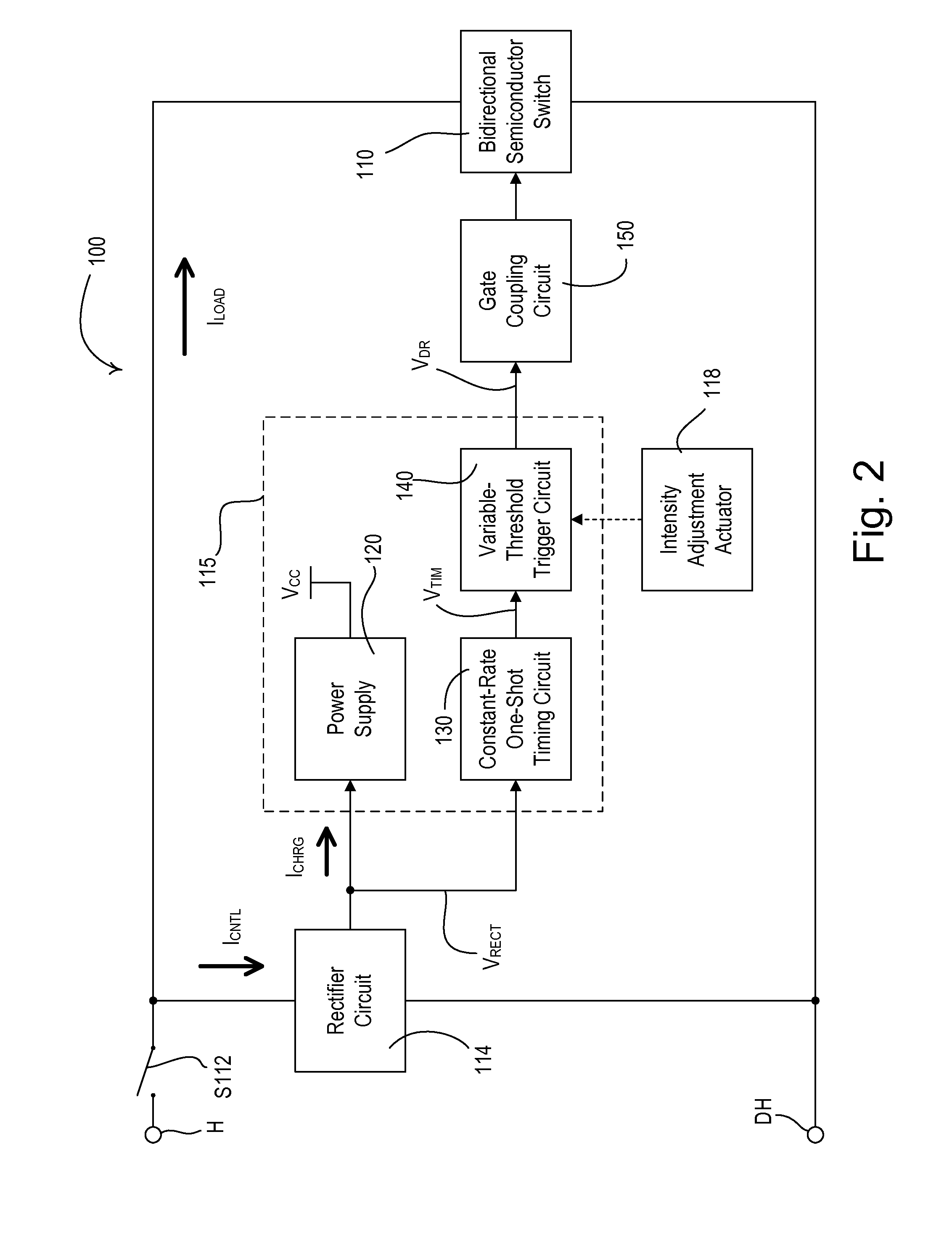 Two-wire load control device for low-power loads