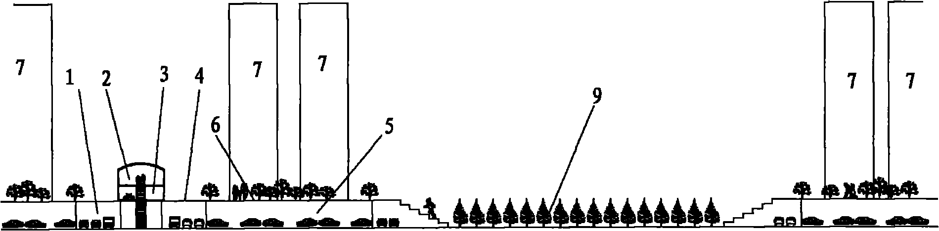 Method for forming compact and smooth city