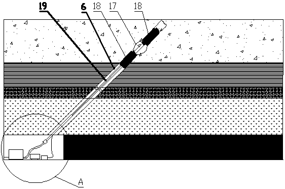 Coal and gas outburst coal seam reserved roadway exploitation method