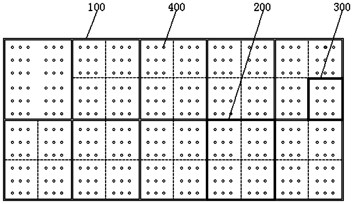 Point-by-point correction method for LED display screen