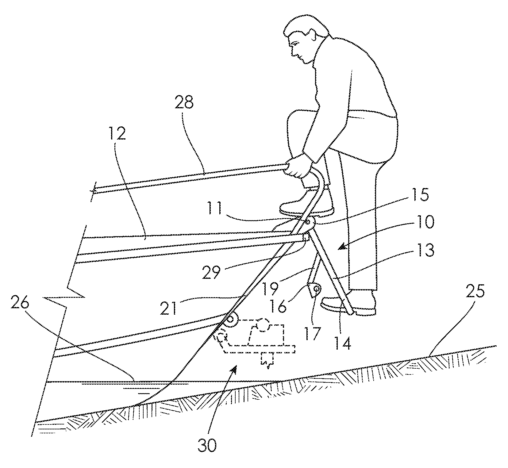 Boat boarding aid