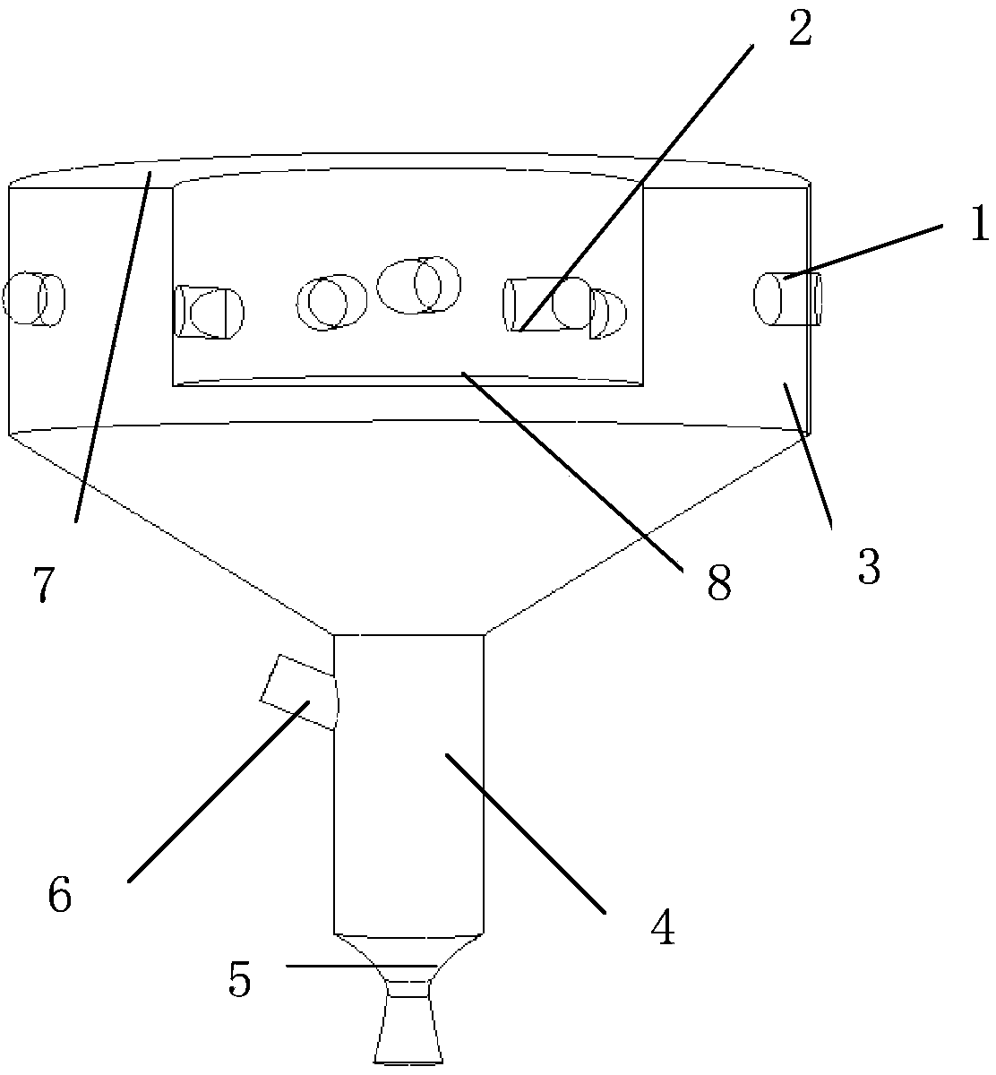 Swirl combustion device for metal and water reaction