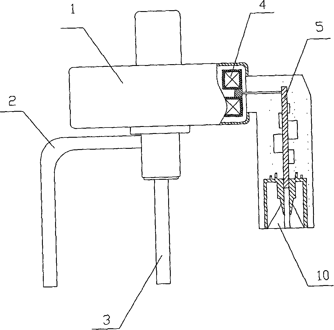 Integrated electric valve