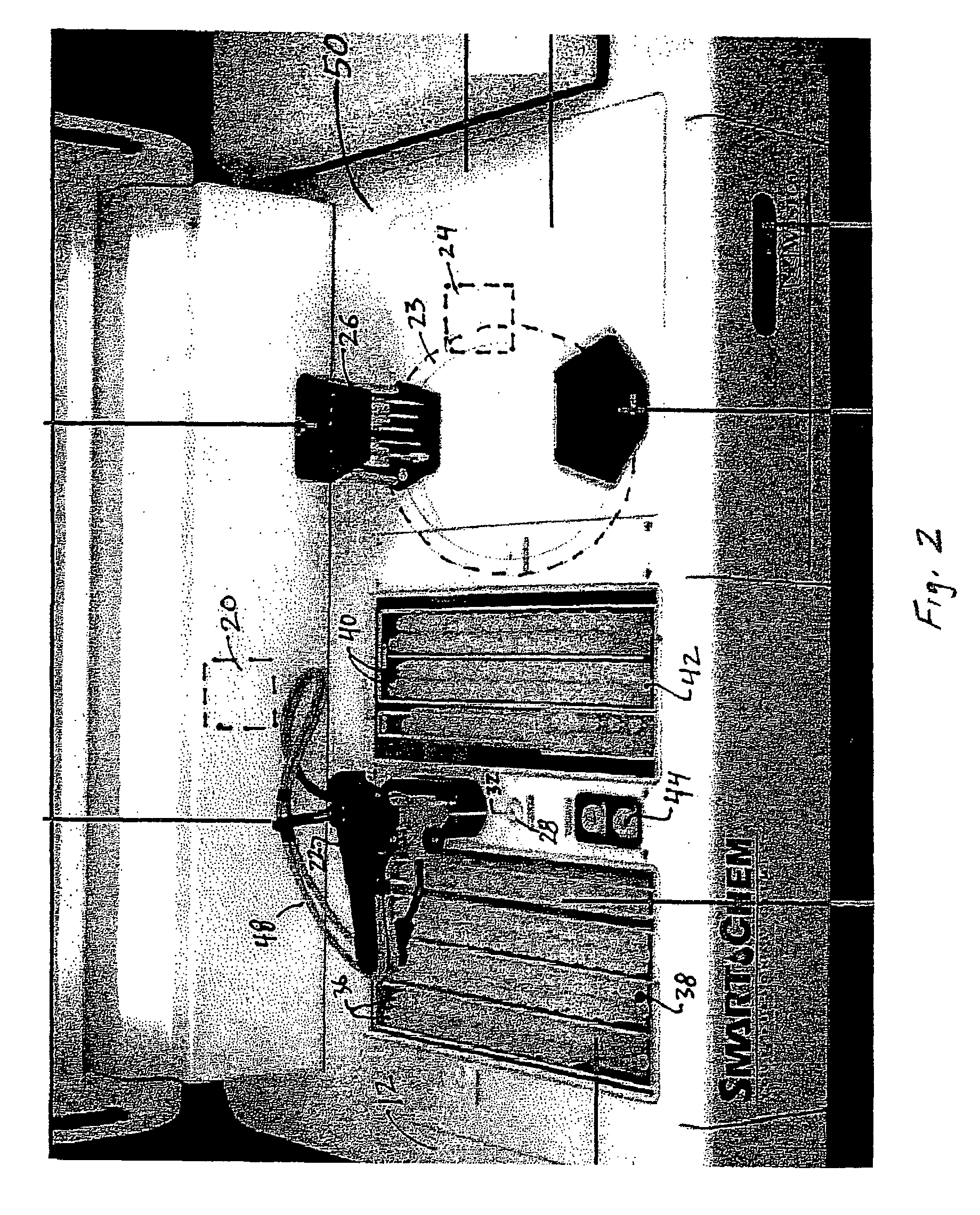 Method and apparatus for sample preparation in an automated discrete fluid sample analyzer