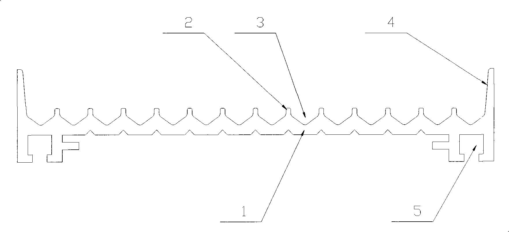 Particle slide track