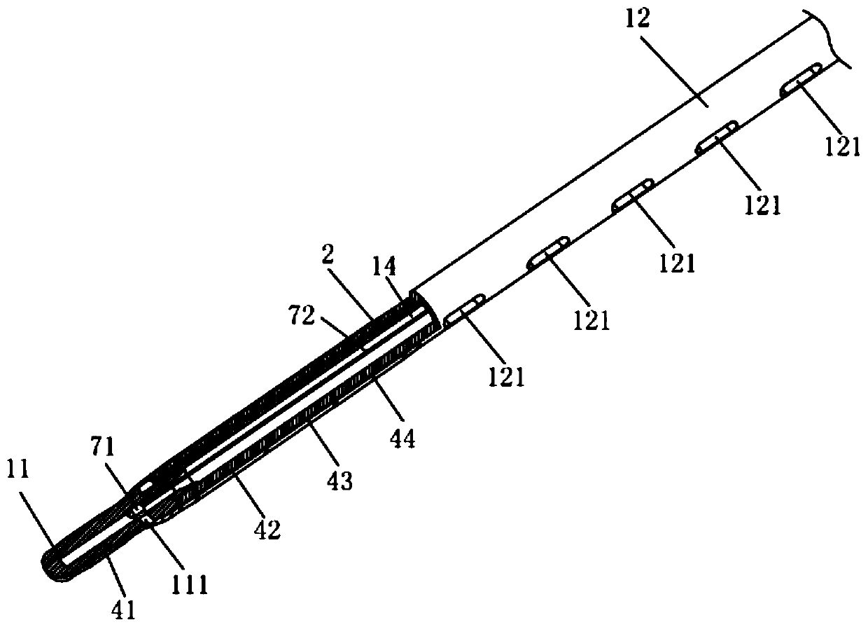 Gastric tube guiding catheter special for laparoscopic sleeve gastrectomy