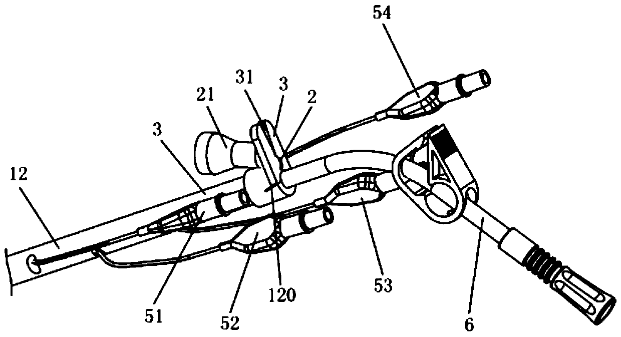 Gastric tube guiding catheter special for laparoscopic sleeve gastrectomy