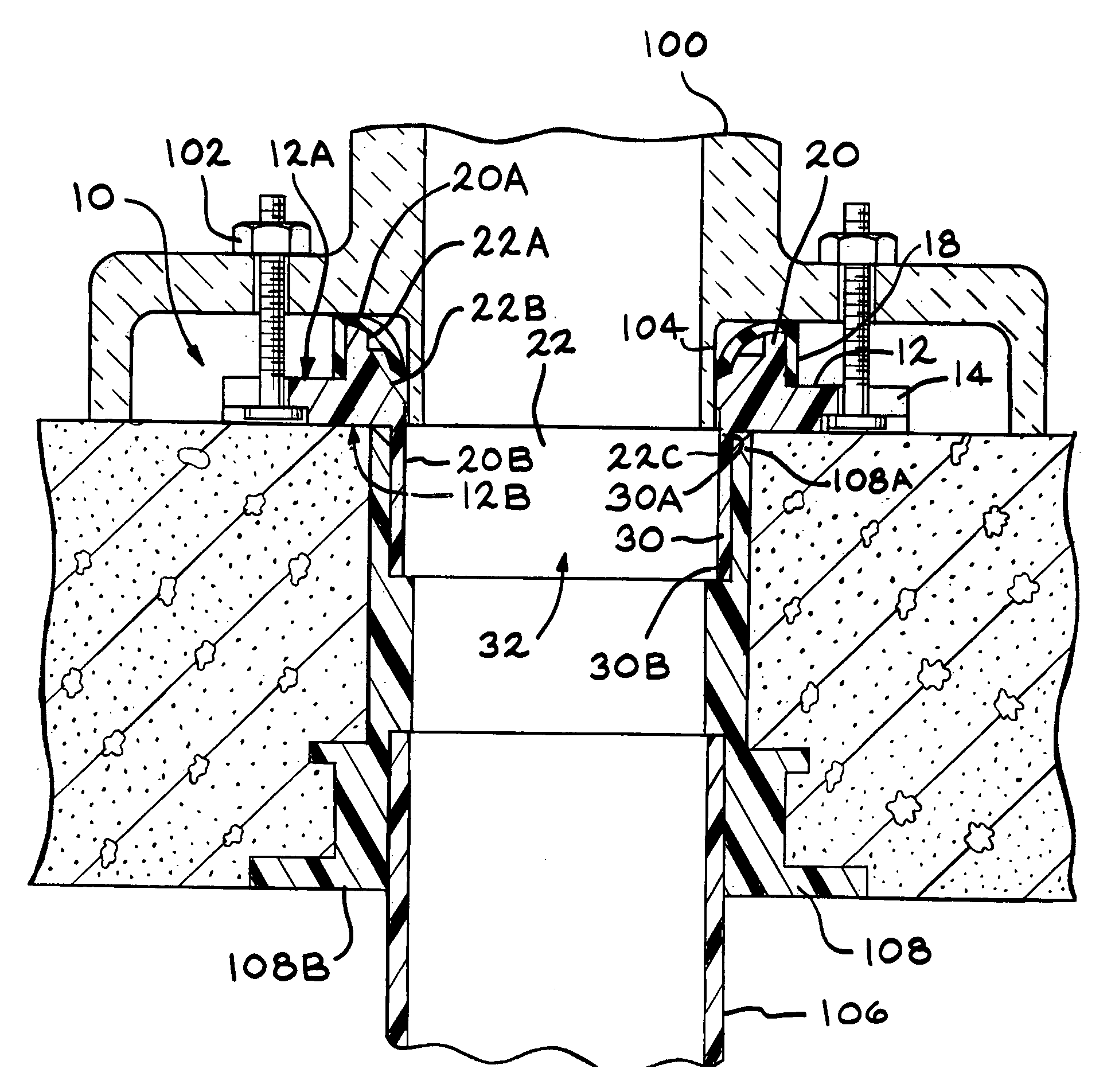 Toilet flange assembly