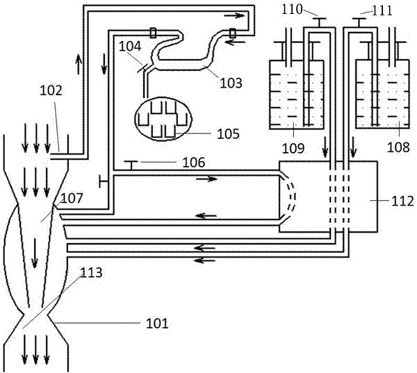 Liquid sample-reserving and sample-taking device