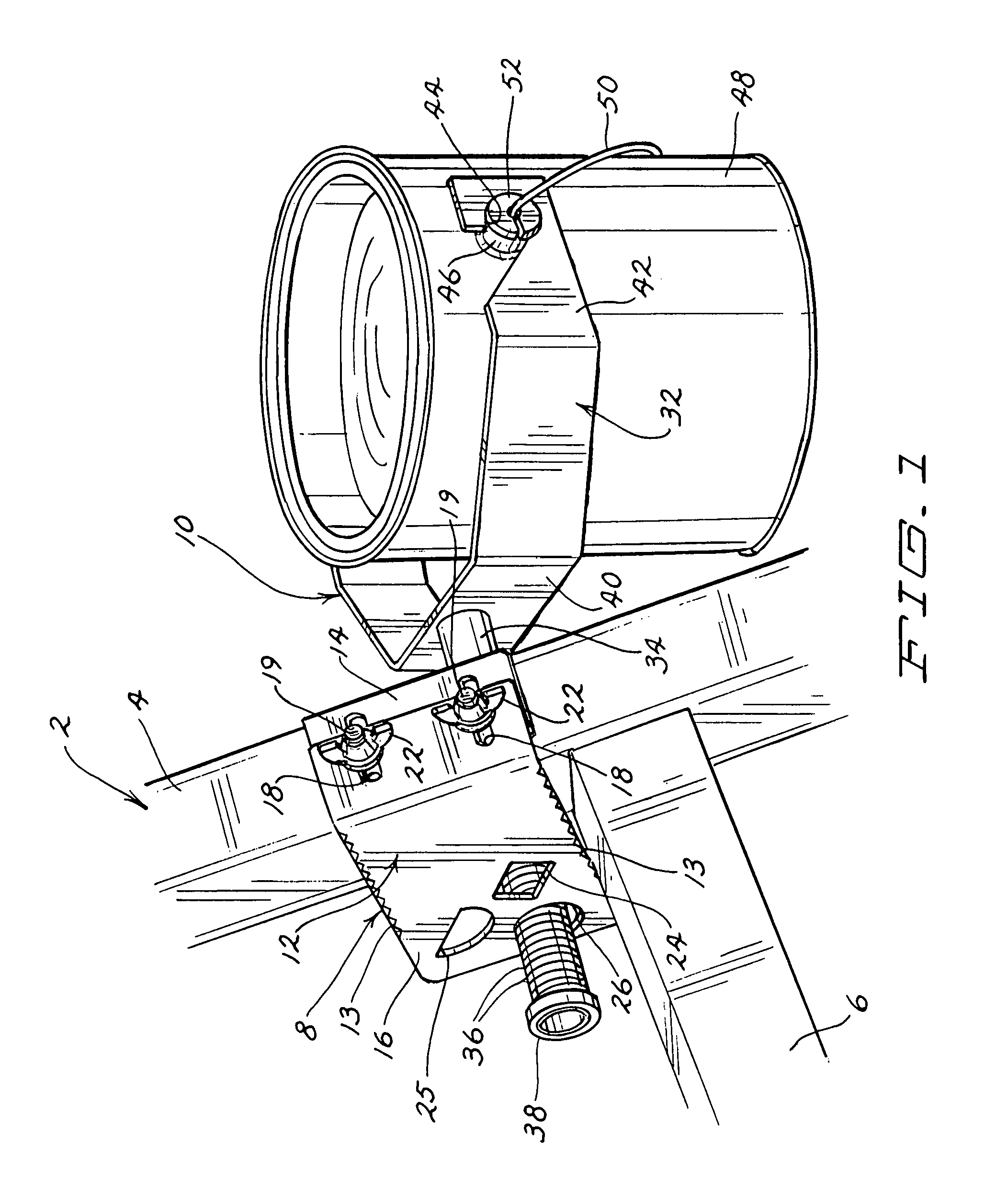 Ladder attached support bracket and paint can and roller pan holders for use therewith