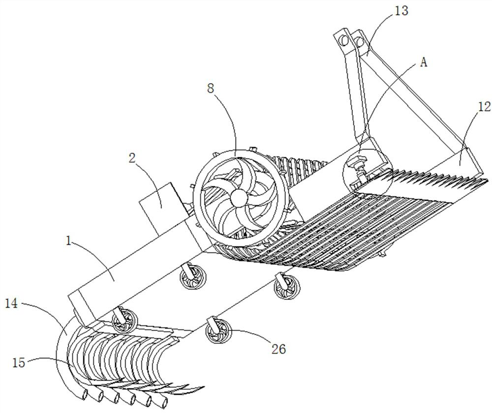 Farmland residual crop straw treatment equipment