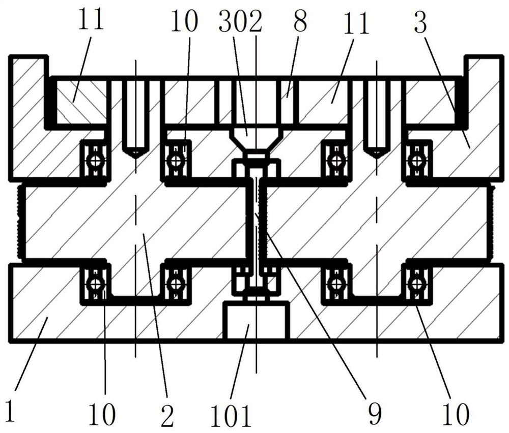 Efficient spiral extrusion structure suitable for 3D printer