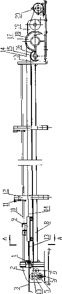 Overlength tube cold-drawing machine