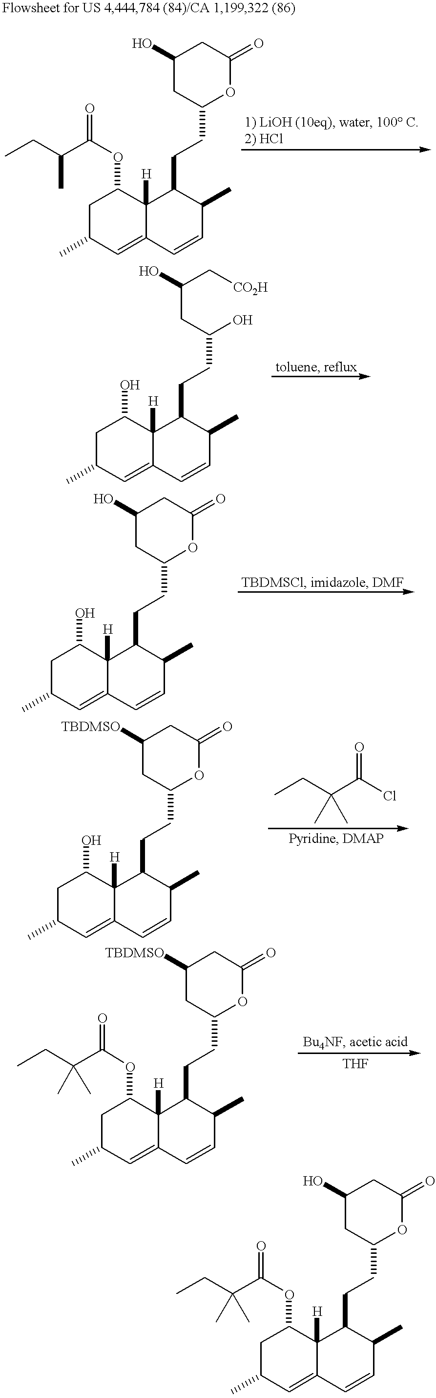 Process for producing simvastatin