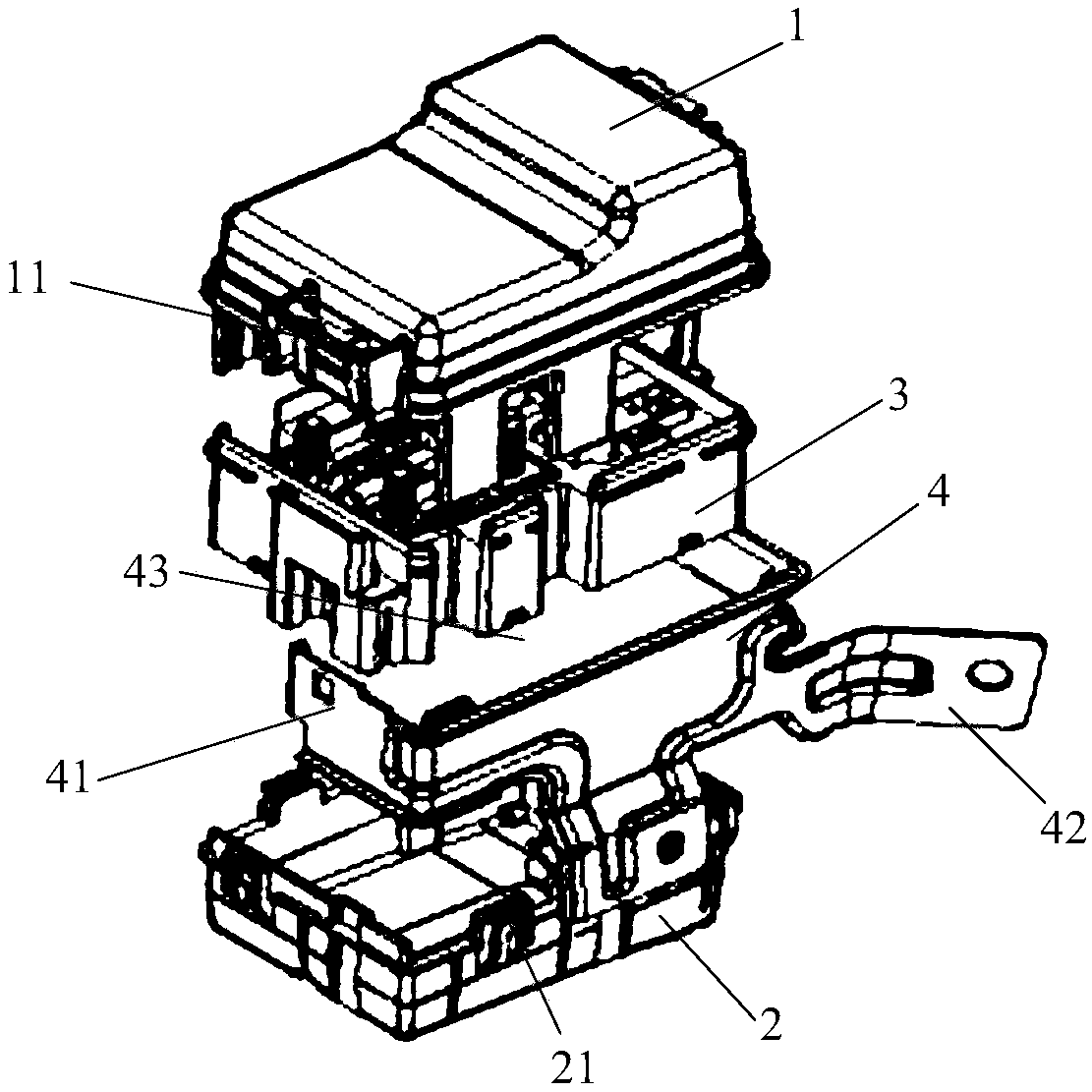 Auxiliary electric box