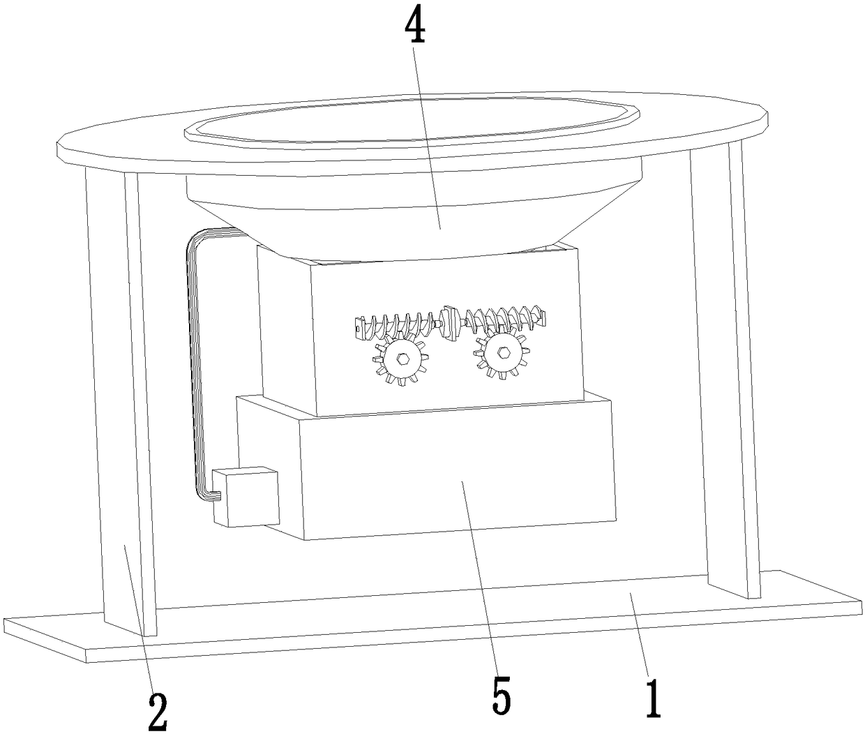 Automatic machining equipment of starch and grinding and screening technology thereof