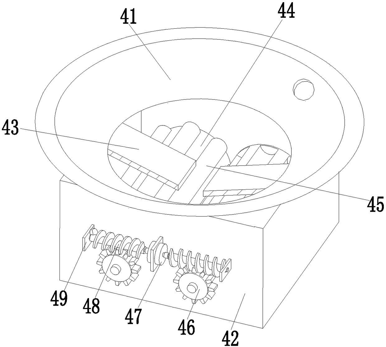 Automatic machining equipment of starch and grinding and screening technology thereof