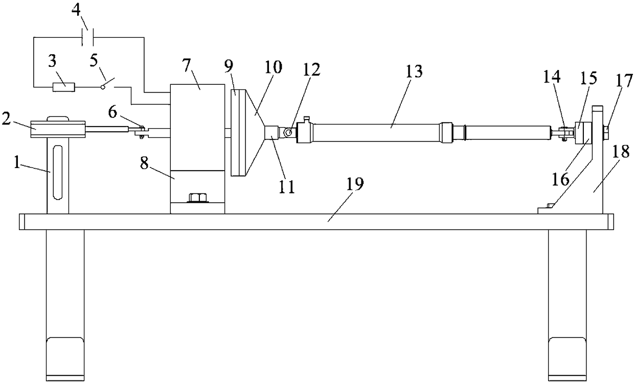 Impact testing device for parachute landing unmanned aerial vehicle damper and method thereof