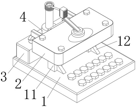 Fixing device for medical square tube instrument machining