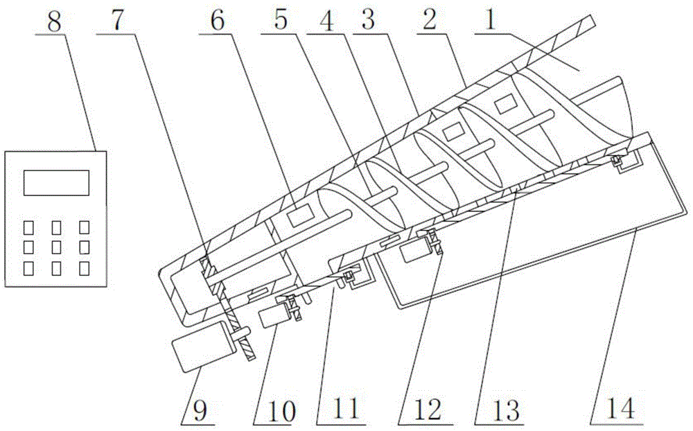 Pressure-controllable conical screw crusher