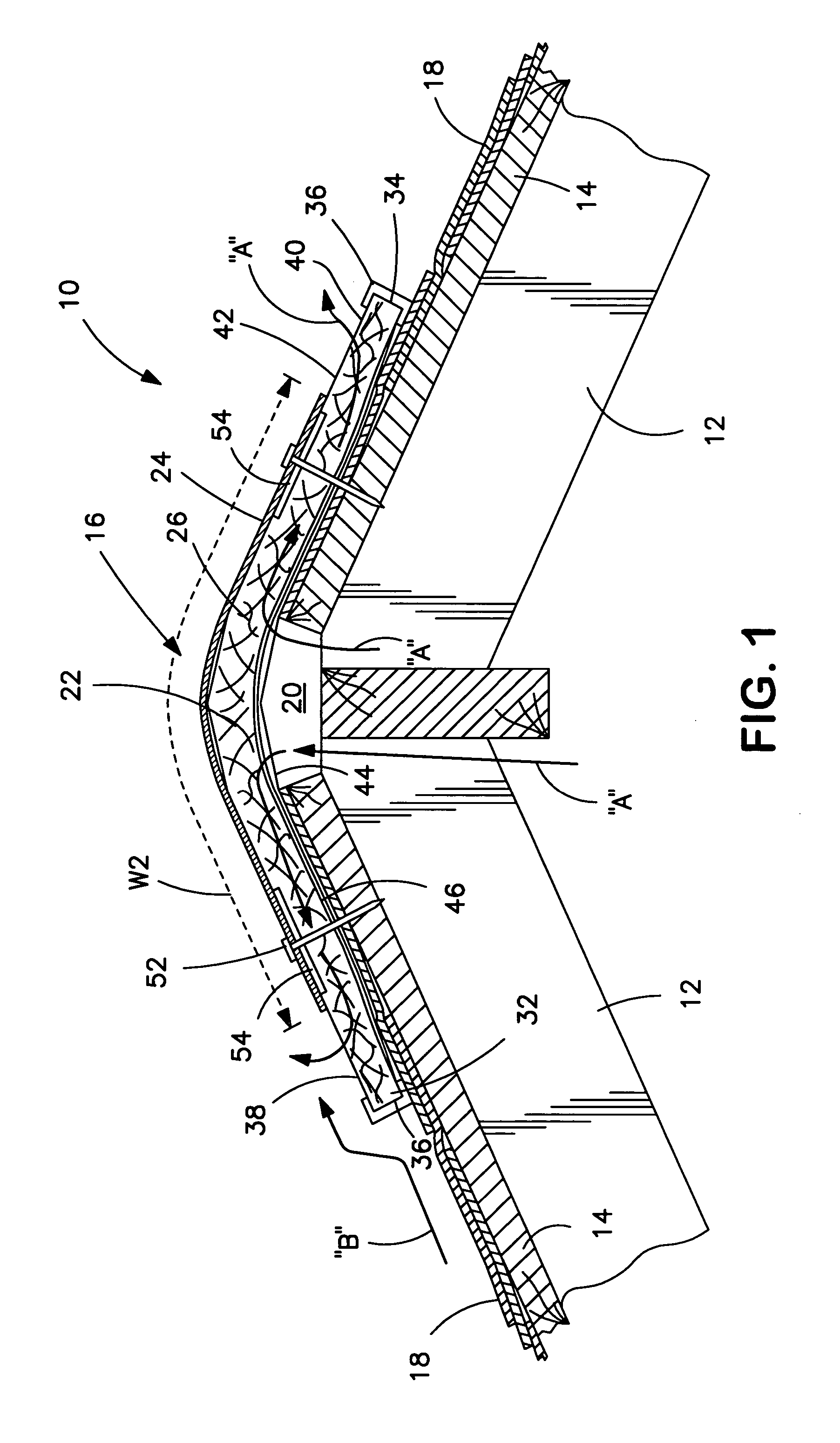 Rollable roof ridge vent having baffles