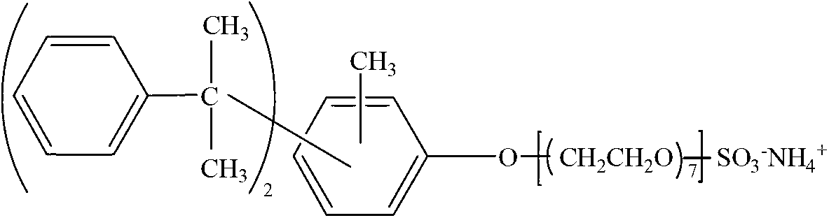 Sizing agent for emulsion type carbon filter and preparation method and application thereof