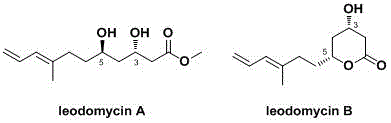 Stereoselective synthesis of ieodomycina and b