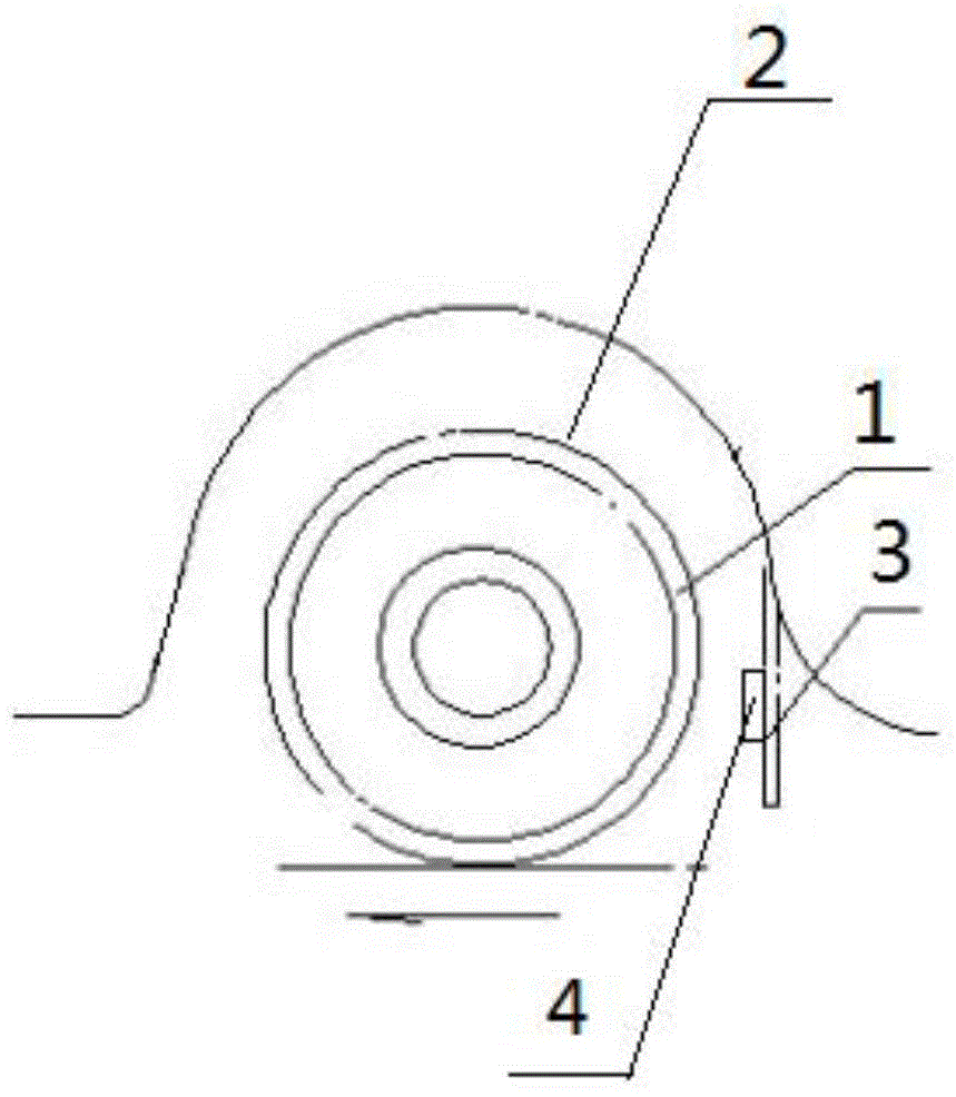 Safety automobile tire with protective device