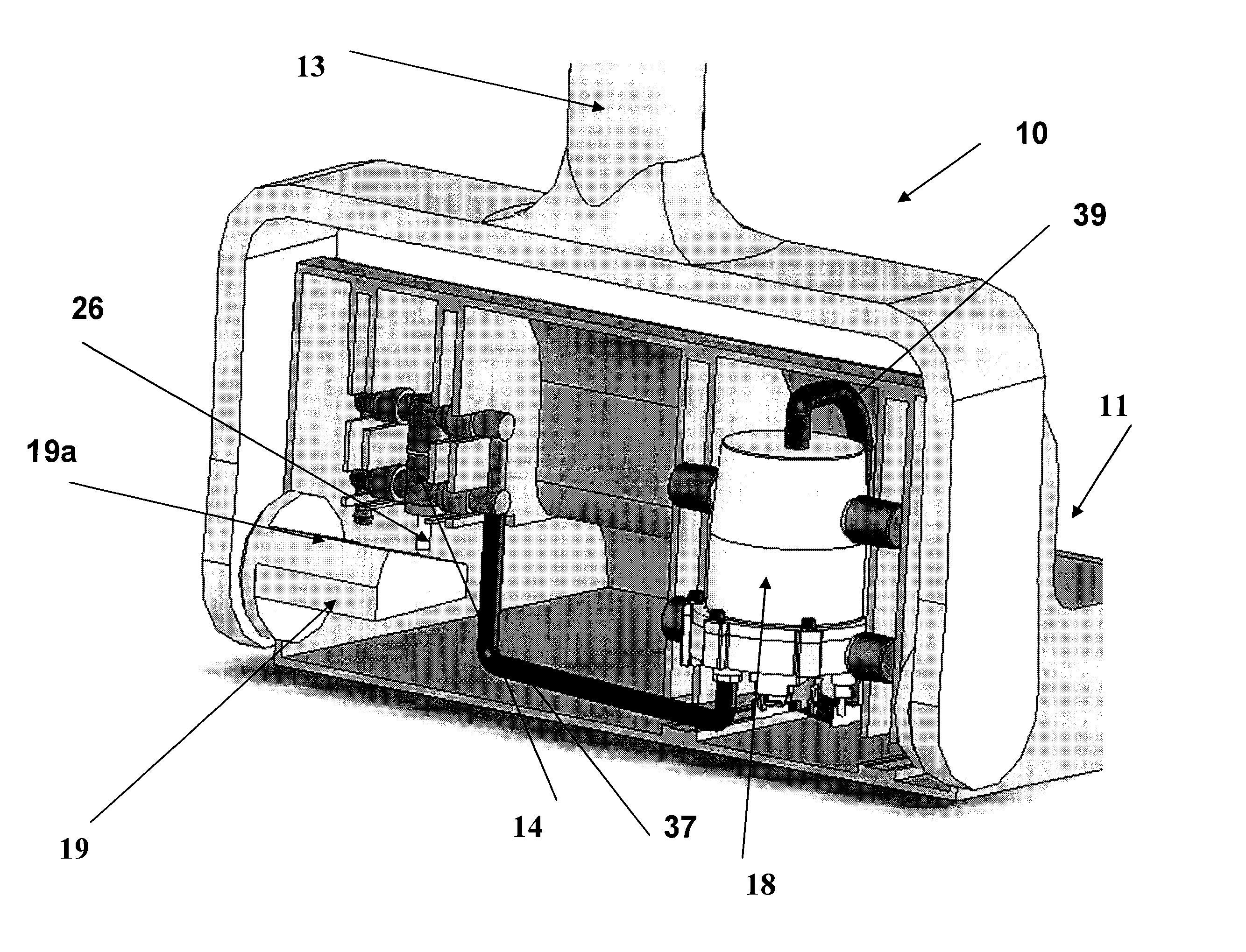 Actuator for steam mop