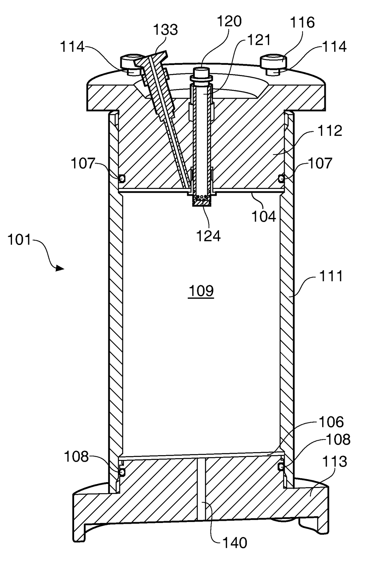 Packing system and method for chromatography columns