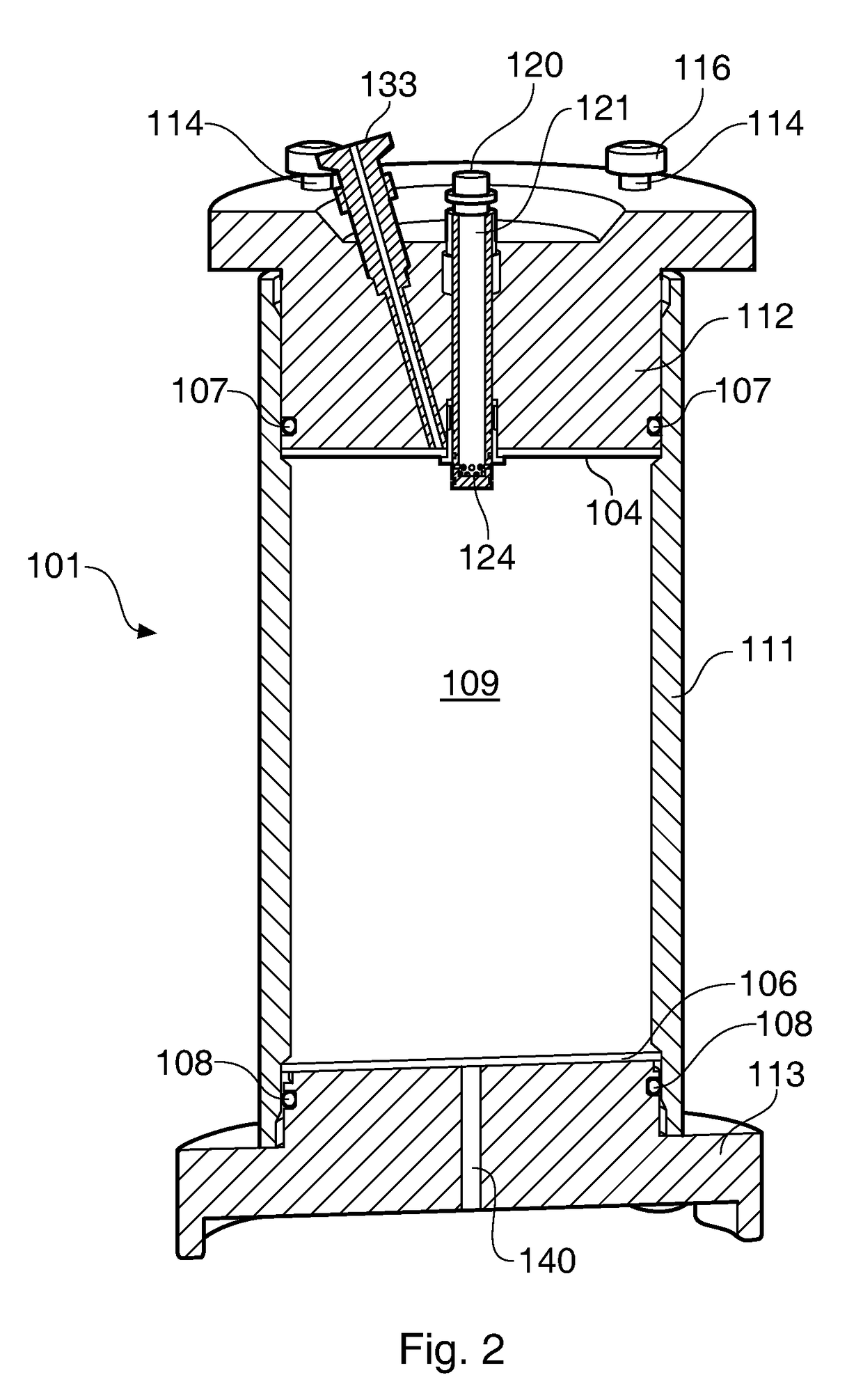 Packing system and method for chromatography columns