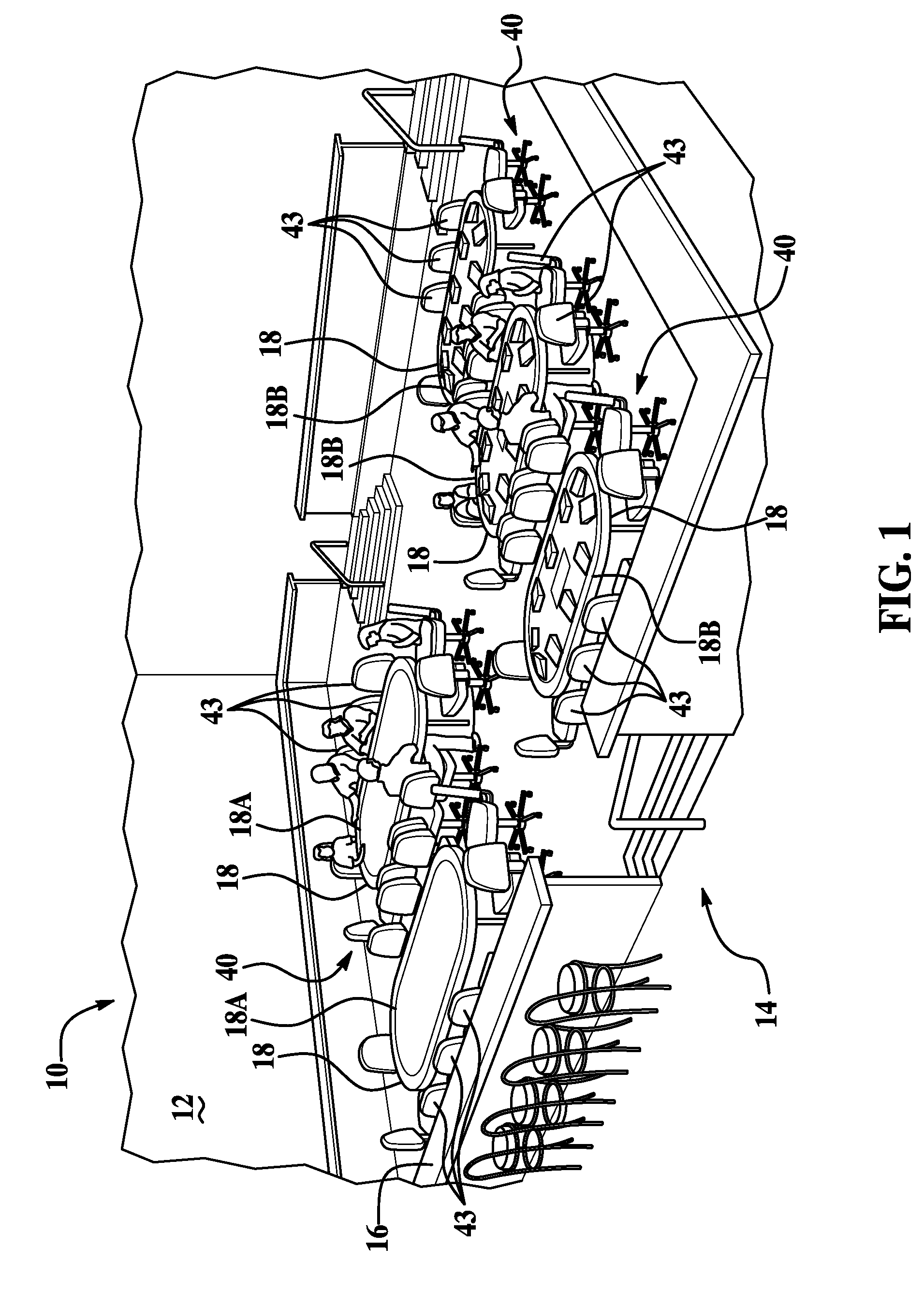 Queuing system and method for a gaming table