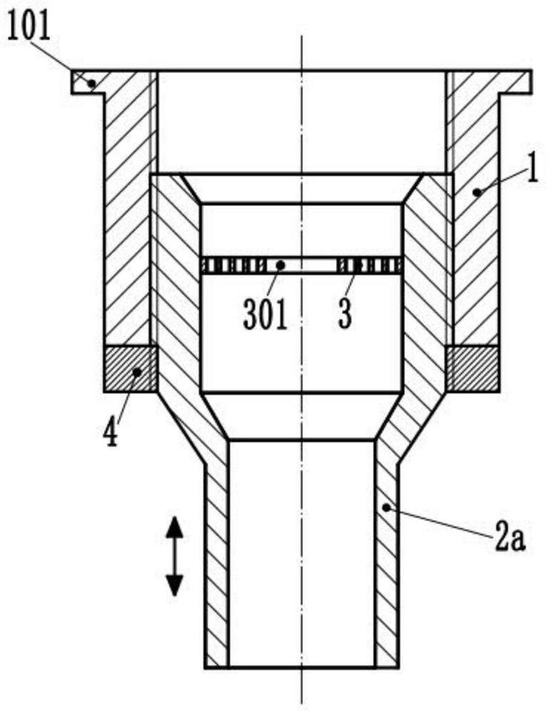 Telescopic nozzle capable of spraying stable airflow for gas shielded welding and using method of telescopic nozzle