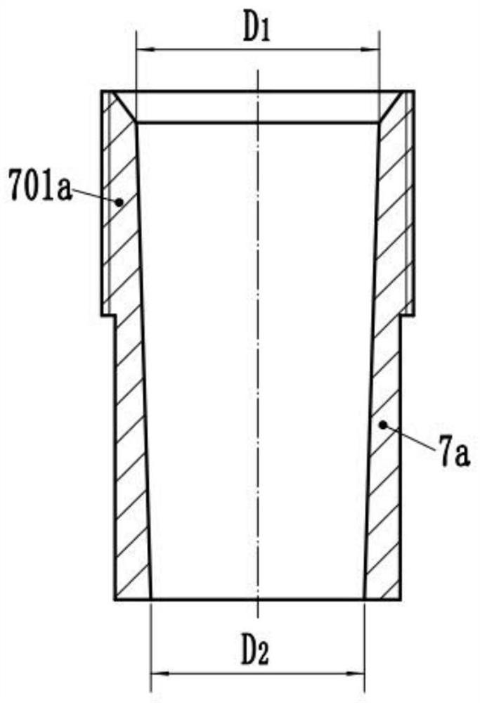 Telescopic nozzle capable of spraying stable airflow for gas shielded welding and using method of telescopic nozzle