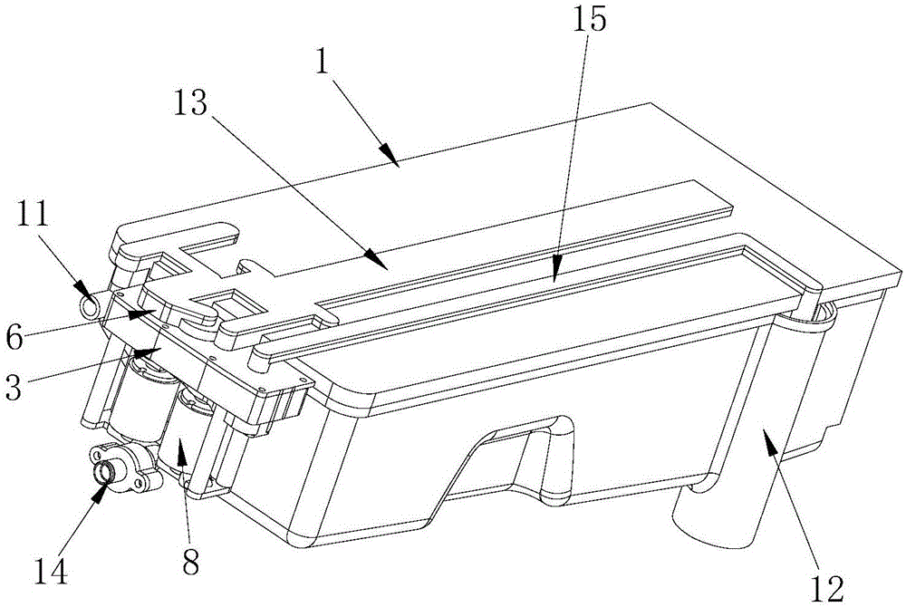 Automatic detergent feeding device for washing machine and control method of automatic detergent feeding device