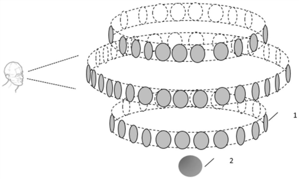 Three-dimensional interface display method and interactive system based on mr mixed reality technology