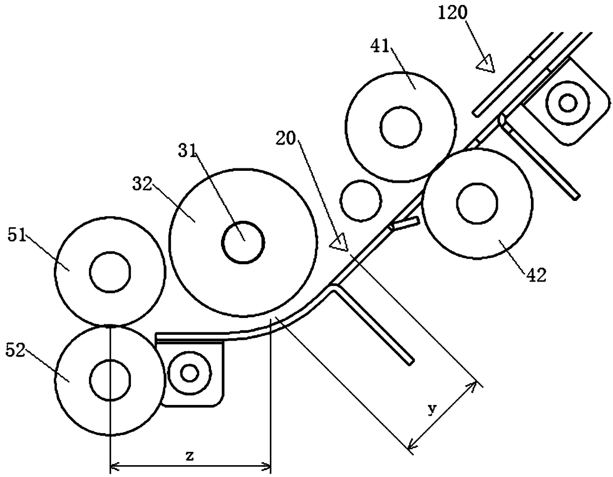 Paper tearing device and method