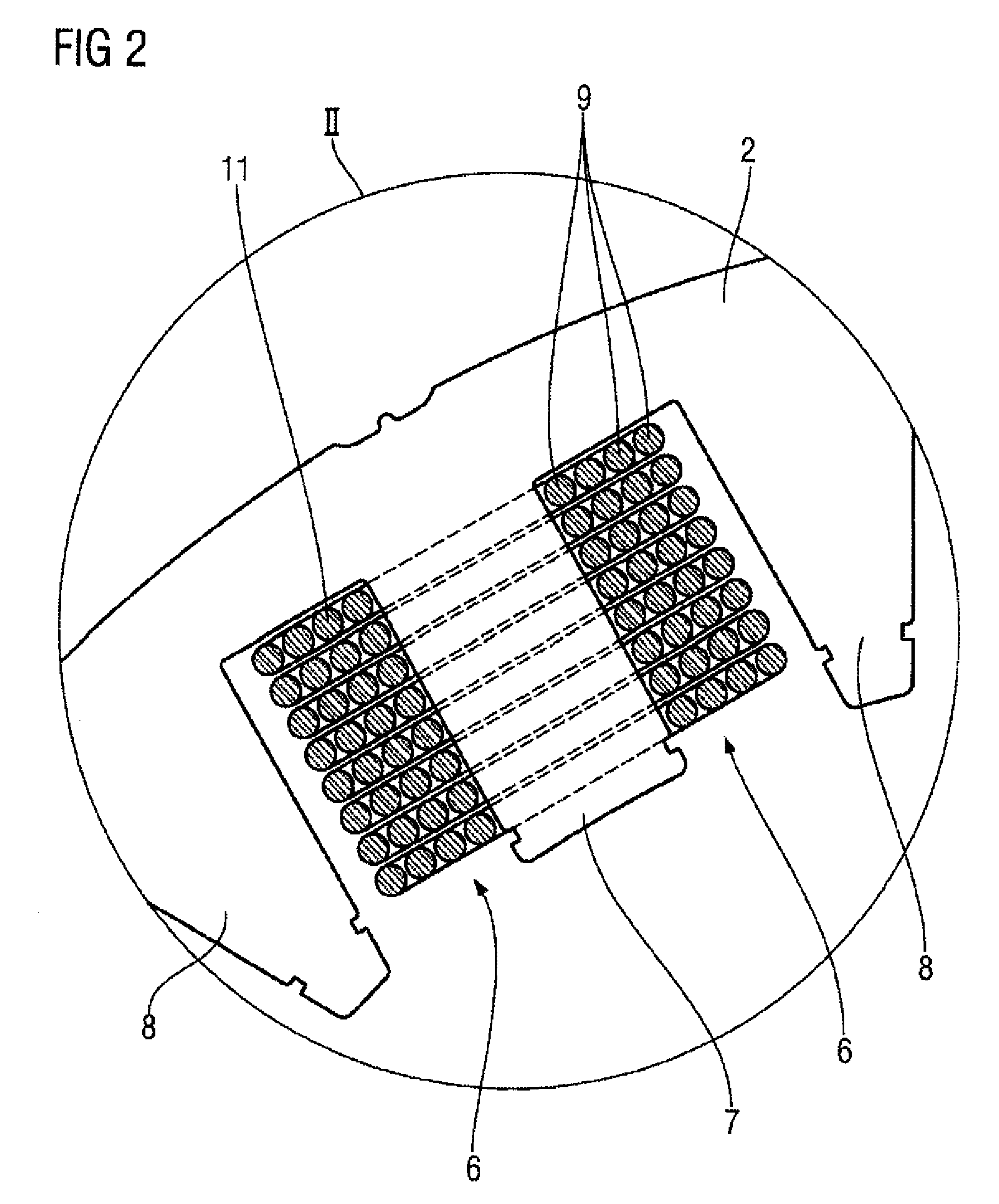 Electrical machine comprising a winding system with coil groups