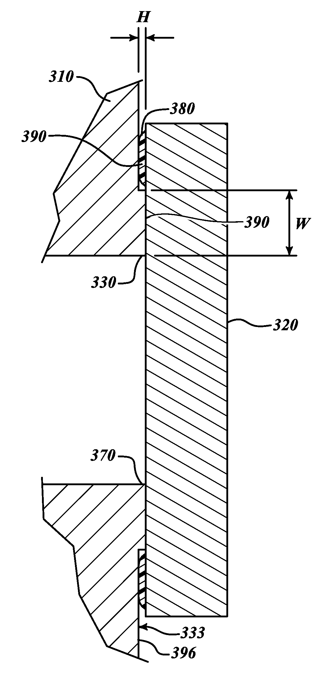 Door assembly for substrate processing chamber