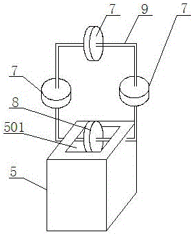 An azimuth tracking system using solar heat collection