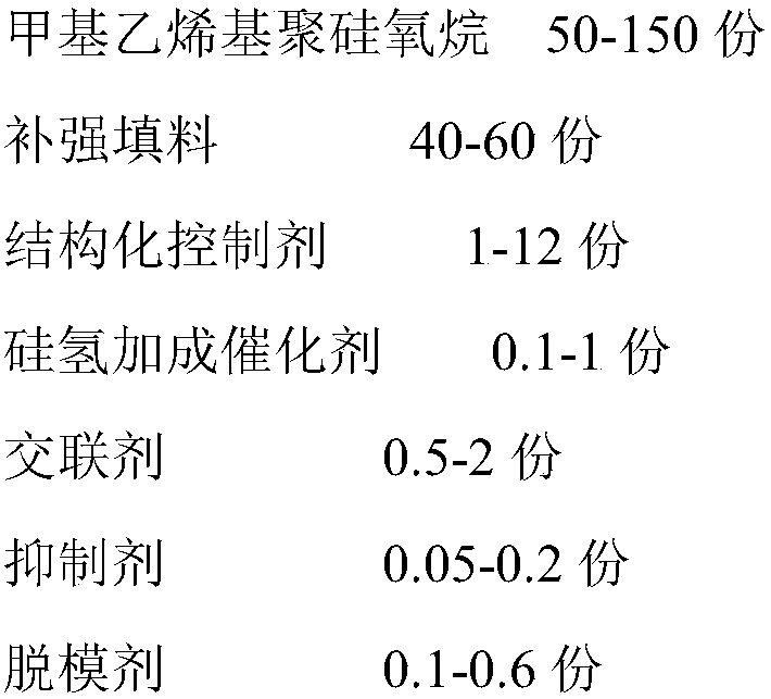 A kind of high-life silicone rubber for peristaltic pump tube and preparation method thereof