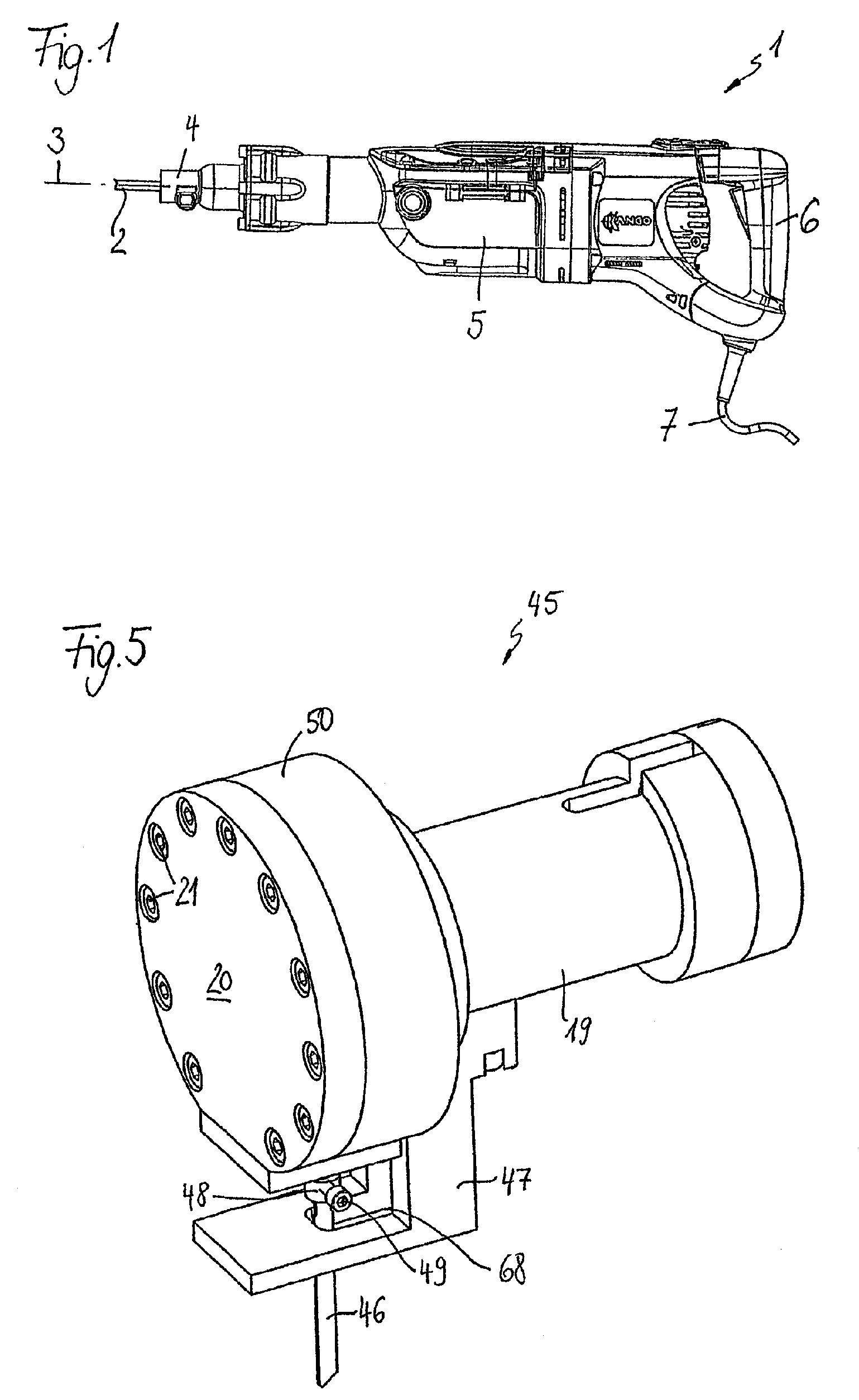 Tool using a piezo actuator