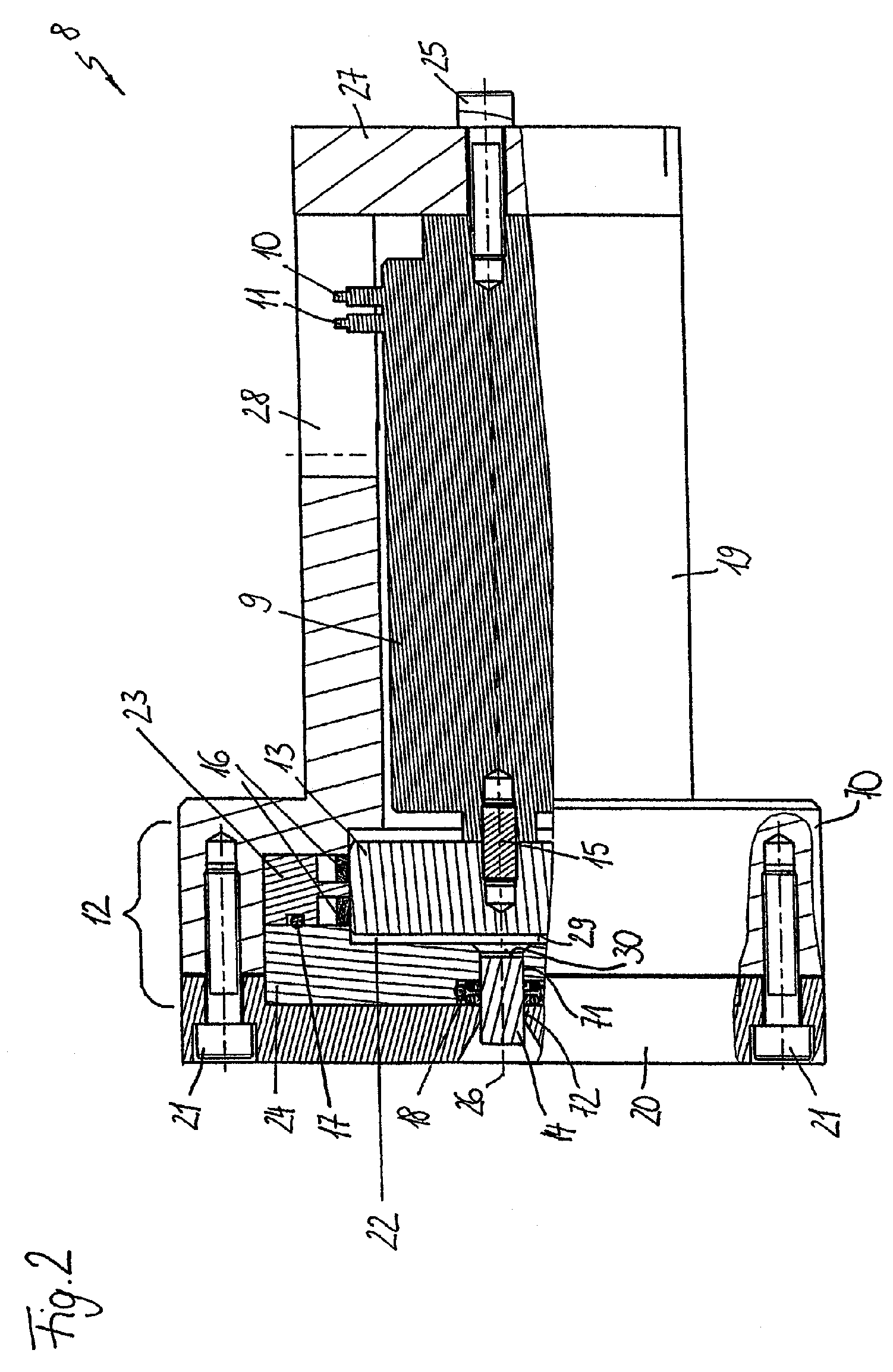 Tool using a piezo actuator