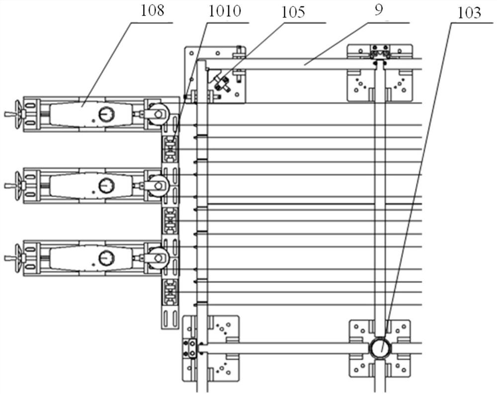 String tightening method of string tightening type semi-rigid base plate