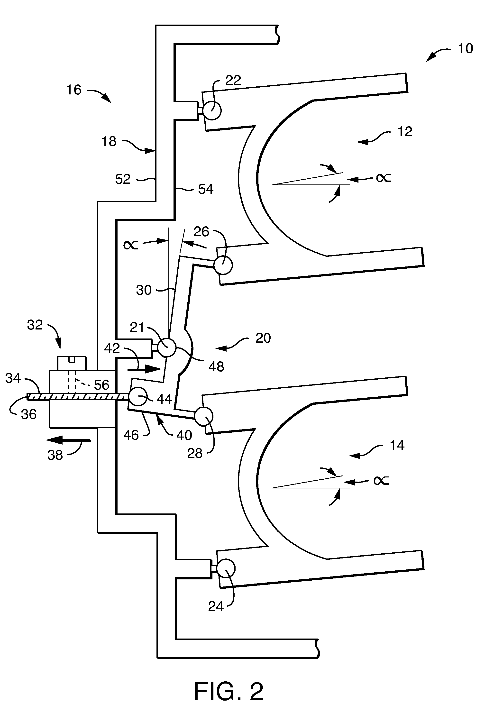 Multiple headlamp adjuster linkage